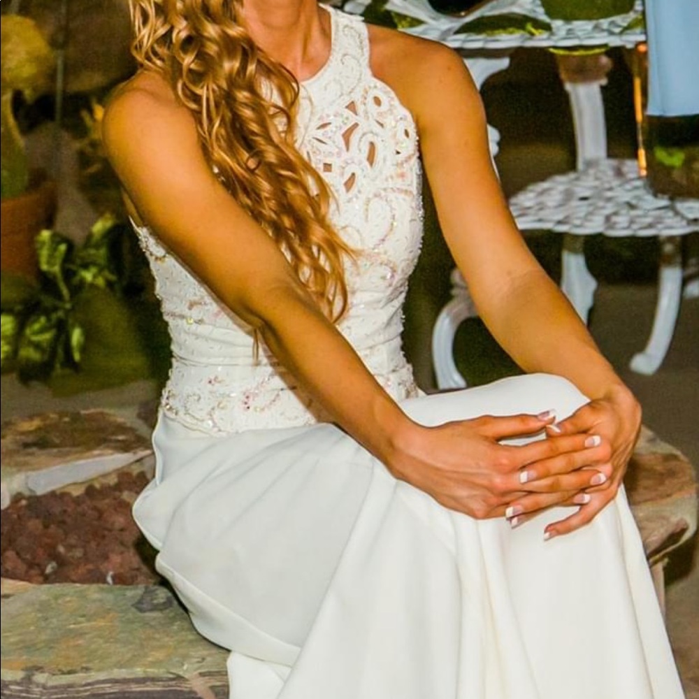 Unique vintage wedding dress size small